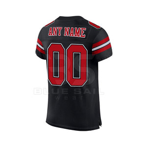 Maillot de football américain avec panneau d'épaule Maillot de football d'équipe avec chiffres en gras et options de couleur personnalisées - Product Image 4