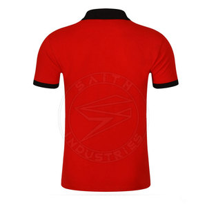 Camiseta Polo personalizada para hombre en tallas para adultos tela de punto transpirable con patrón sólido estilo informal a un precio razonable - Product Image 2