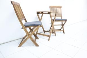 Vietnam Wooden BISTRO SET 3 PCS, AL AIRE LIBRE Acacia Eucalipto MUEBLES de Viet Nam - Product Image 2
