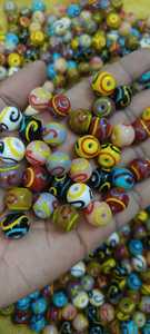 ลูกปัดแก้วคริสตัลทรงโคมไฟ millefiori ลูกปัดแบบสั่งทำสำหรับทำเครื่องประดับลูกปัดเชฟรอนและลูกปัดทรงหลวมขายส่ง - Product Image 6