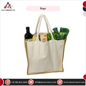 Bolsas de compras reutilizables de lona de algodón directas de fábrica con asa para promoción de mercado - Product Image 3