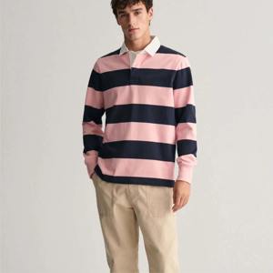 Camisetas de Rugby Vintage Personalizadas, Polo de Manga Larga, 100% Algodón, Logotipo Bordado de Alta Densidad, Camiseta de Rugby, Polos para Hombre - Product Image 2