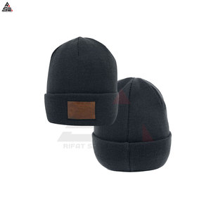 Gorro de Punto Acrílico con Puño Doblado, Gorro Unisex Cálido para Clima Frío y Moda Urbana - Product Image 3