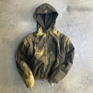 Sweat à capuche unisexe en coton vierge avec lavage à l'acide pour hommes Design spécial Make Stitchmode vente en gros - Product Image 2