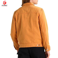Veste en jean délavé et vieilli pour femme, vêtements de mode personnalisés, fournisseur de vêtements de mode, services OEM