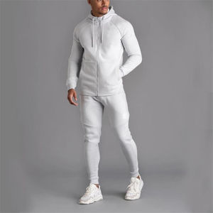 Chándal Deportivo Personalizado para Hombre 2025, con Cierre de Cremallera de un Cuarto, Cálido, Informal, 100% Poliéster, con Logotipo, para Invierno - Product Image 4