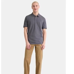 Polo en tricot pour homme d'affaires décontracté personnalisé 100% T-shirt en tricot à manches courtes en coton - Product Image 3