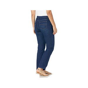 Pantalones Vaqueros de Cintura Media Rectos para Mujer, Hechos a Medida, Diseño Ajustado Regular, Pantalones de Mezclilla para Mujer a la Moda - Product Image 6