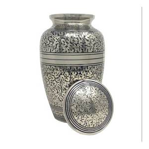 Artisanat Mini Urne Souvenir Pour Cendres Humaines Fournitures Funéraires Urne En Métal En Gros Crémation Fabriquée En Inde Avec Qualité D'exportation - Product Image 3