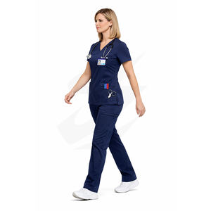 Ensemble de vêtements de travail médicaux pour femmes, uniforme professionnel d'infirmière, vente en gros - Product Image 4