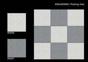 Carreaux de sol émaillés en céramique 400x400mm hautement polis pour la maison Parking extérieur Garage Design moderne Facile à nettoyer Exportation dans le monde entier - Product Image 3