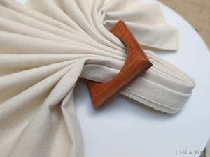 Ronds de serviette, ronds de serviette en rotin, ronds de serviette en osier, décor de table - Product Image 5