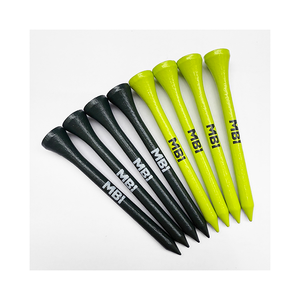 Vendita in tutto il mondo di qualità superiore quantità di massa di dimensioni personalizzate e Logo stampa Plain legno plastica Golf tee a prezzo all'ingrosso - Product Image 1