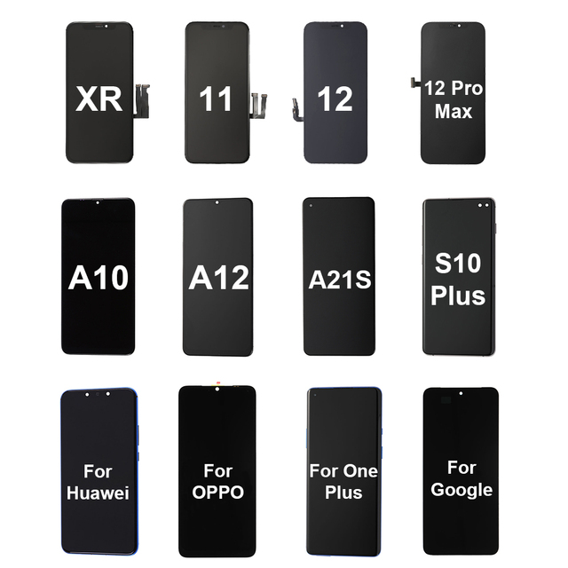 Mobile Phone LCD OLED Display Screen for iPhone for Sumsung for Huawei for Android LCD Replacement for Phone Parts Accessories