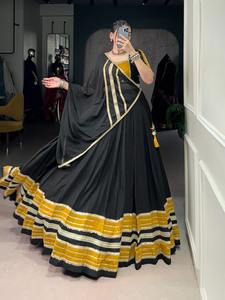 คอลเลกชั่นผ้าเรยอนที่มีเลื่อมลูกไม้และแพตตี้ลูกไม้ลายโกต้าอินเดีย - Product Image 2