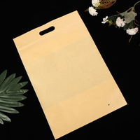Emballage personnalisé imprimé biodégradable et recyclable avec fenêtre transparente, sac plat en papier kraft et plastique à trois soudures latérales pour chaussettes