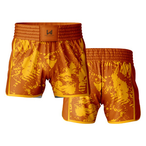 กางเกงชกมวย MMA มวยไทย ผู้ชาย ผ้าโพลีเอสเตอร์/ไนลอน น้ำหนักเบา ระบายอากาศได้ดี ทนทาน แห้งเร็ว และไม่หดตัว - Product Image 6