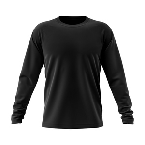 Ropa deportiva para hombre, camiseta de manga larga, secado rápido, transpirable, logotipo personalizado, blusa de gimnasio para hombre, ropa deportiva ligera - Product Image 4