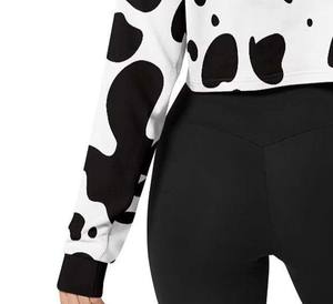 Sudadera con Capucha Corta para Mujer, Diseño Personalizado, Tejido Polar, Resistente al Viento, Transpirable, de Alta Calidad, Informal, para Invierno - Product Image 5