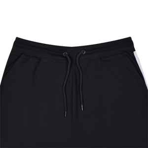 Black Cross Pocket Knit <b>Pajama</b> Cotton Spandex Stretch Lounge <b>Pants</b> Soft Sleepwear with Drawstring Waist & Side Pockets - Product Image 5