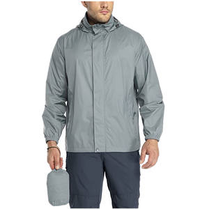 Veste de sport d'extérieur légère de fabrication OEM, nouvelle veste coupe-vent 2023 pour hommes, imperméable - Product Image 5