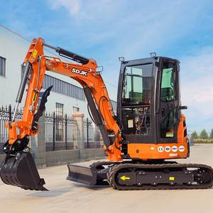 Mini excavadora de 2 toneladas de alta calidad, potencia hidráulica, opción de 1,2 toneladas, entrega rápida, precio al por mayor, componentes de Motor de núcleo en stock - Product Image 1