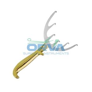 High Quality Lightweight Manual <b>Half</b>-Gold Retractor Stainless Steel Plastic Surgery Instruments Set Surgical Basis - Product Image 1