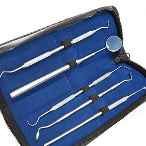 Kit de Herramientas Dentales de Acero Inoxidable para Limpieza Dental, Raspador Dental, Palillo de Dientes, Espejo Bucal y Pinzas de SurgiRight - Product Image 5