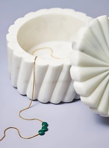 Jewelry Box Design Resin & Wood Decorative Box Jewelry <b>Storage</b> Box with Custom Size Jewelry Packaging - Product Image 2