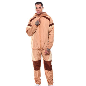 Survêtements en nylon sur mesure pour hommes, coupe-vent, impression de logo personnalisée, léger, séchage rapide, vêtements de sport - Product Image 1