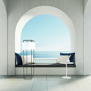 Contemporanea 10W lampada da terra a LED con Design moderno tonalità blu per l'illuminazione interna per alberghi camere da letto ristoranti - Product Image 3