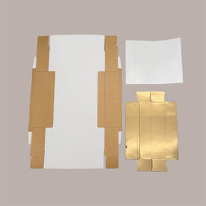 Boîte en carton 10 pièces pour chocolats et confiseries avec fenêtre 145x145H35 mm – Solution promotionnelle de rangement pour aliments et bonbons - Product Image 2