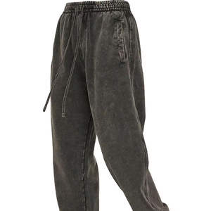 Pantalones Deportivos Unisex de Corte Holgado, Pantalones Jogger Anchos y Lavados, Ropa Casual Transpirable para Entrenamientos - Product Image 1