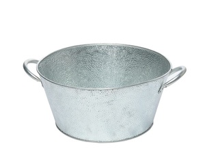 Zinc Oval Galvanized Flower <b>Pots</b> Cheap Deep Tray Bucket with Handle Metal <b>Succulent</b> <b>pink</b> Planter <b>Pot</b> for Home Garden Use - Product Image 2