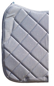 Meilleur prix Tapis de selle tout usage à paillettes blanches de qualité supérieure pour les courses de chevaux et les sports équestres - Product Image 3