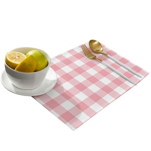 Napperons de table tissés de haute qualité 100% coton pour la cuisine et la maison pour les événements intérieurs et extérieurs réutilisables durables - Product Image 1