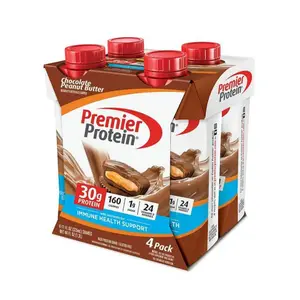 Premier Protein sallamak 30g 1g şeker 24 vitamin mineraller besin bağışıklık sağlık desteklemek için 11.5 paket çikolata