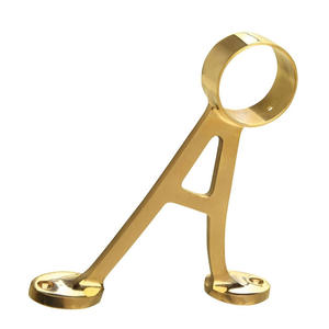Exclusive 2025 Designer Brass Rope <b>Bracket</b> with Polished Golden Finish, <b>Heavy</b>-<b>Duty</b> Grip, and Sophisticated Handrail <b>Brackets</b> - Product Image 5