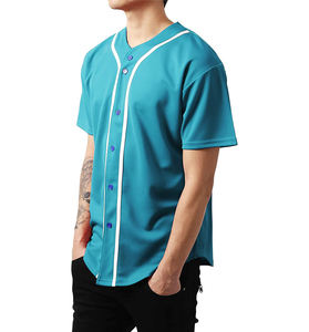 Venta al por mayor 100% poliéster conjunto de uniformes de béisbol por encargo diseñar su propia sublimación Jersey precio barato más tamaño ropa deportiva - Product Image 2