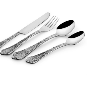 <b>Top</b> Seller Stainless Steel Flatware Set with Gold Finishing Promotional Dessert Spoon Fork Cutlery for Gifts - Product Image 6