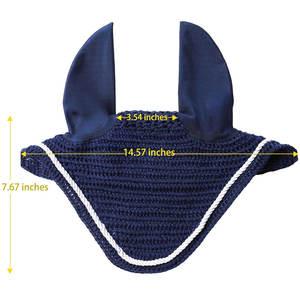 Vente en gros d'équipement équestre équin Bonnet d'oreille personnalisé de qualité supérieure pour cheval Bonnet d'oreille pour cheval - Product Image 6