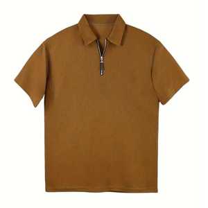 100% coton haute qualité polos hommes chemise de Golf à manches courtes imprimé Golf polos pour hommes nouveaux hommes mince décontracté - Product Image 1