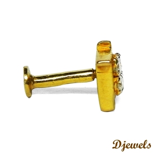 ต่างหูเพชรทองคำ ของขวัญปีใหม่ พร้อมใบรับรองจากห้องปฏิบัติการ คอลเลคชั่นสำหรับผู้หญิง รับรองโดย IGI & Ingemco ราคาขายส่ง พร้อมจัดส่ง - Product Image 2