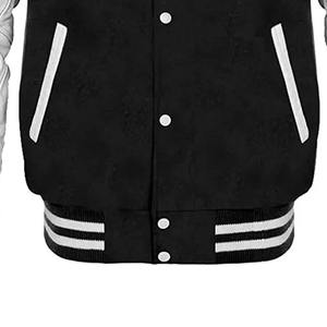 Chaquetas Varsity de Piel de Oveja de Alta Calidad Anti-UV para Hombre y Mujer, Nuevo Estilo con Cuello Alto, Todas las Tallas y Colores, Lana de Baja Densidad - Product Image 4