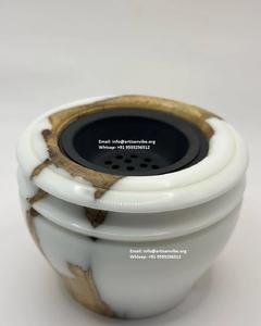 ที่ใส่ธูปหอมทำจากเรซิ่นและไม้สุดหรู งานแฮนด์เมด สำหรับกระจายกลิ่นหอม นำเข้าจากอินเดีย - Product Image 5