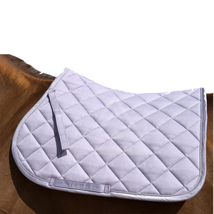 Tapis de selle de cheval CST à la mode mousse respirante matelassée avec coton et néoprène équipement d'équitation en gros - Product Image 2