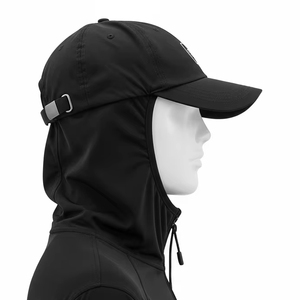 Transpirable impermeable Multi Panel gorra de béisbol forro de poliéster correa ajustable ligero deportes al aire libre correr sombrero Casual - Product Image 3