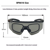 Lunettes tactiques anti-éclats 3,1 mm, conformes à la norme CE EN166, protection contre les impacts d'air, anti-éclats, lunettes tactiques