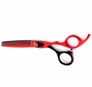 Ciseaux amincissants de cheveux de barbier les plus vendus en acier inoxydable ciseaux amincissants de soins capillaires enduits de couleur fantaisie de haute qualité - Product Image 3