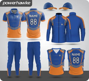Uniforme de cricket Prohawke avec couleur de taille de logo de nom d'équipe de conception imprimée personnalisée pour les garçons adultes - Product Image 3